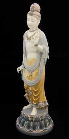 【リヤドロ】【仏陀立像】【ハイポーセリン】【1923】