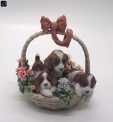 画像: 【リヤドロ】【三つ子の仔犬】【絶版】