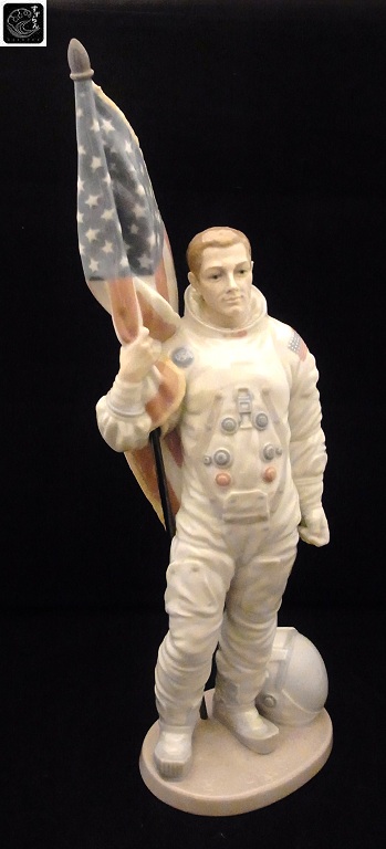 リヤドロ lladro アポロ 宇宙飛行士 バズ オルドリン高さ約42cm