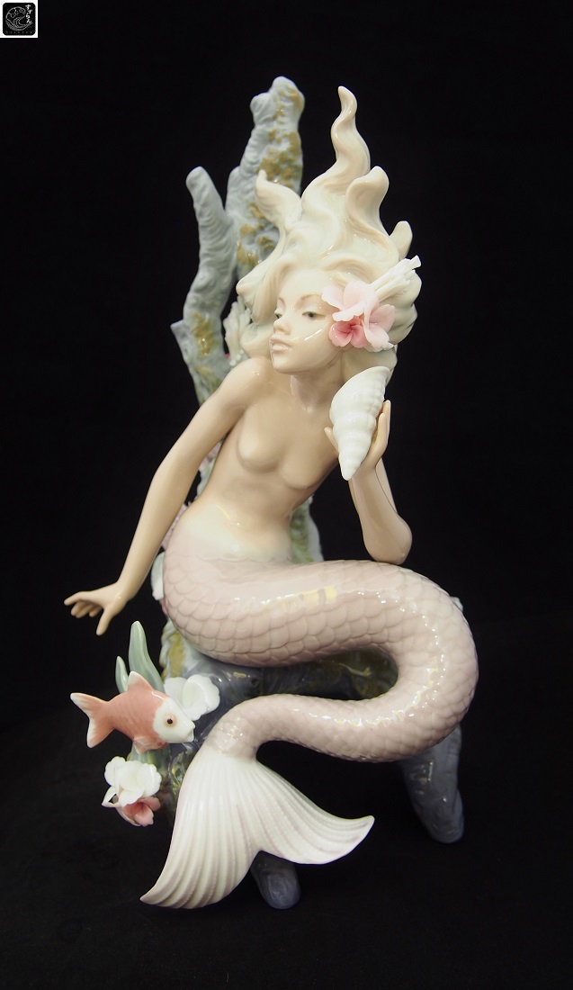 リヤドロ　海の乙女　＃5785  人魚姫　マーメイド　セイレーン　人形